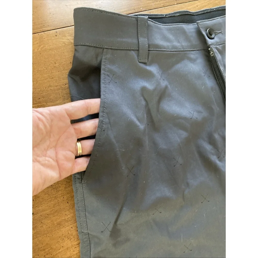Nike Printed Chino Shorts mens Sz 30 New Grey Standard Fit Golf Clubs DA2892-07‎